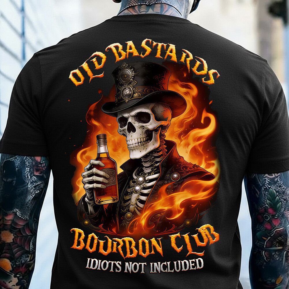 Old Bastards Bourbon Club Custom Year Gen X, Boomer T-shirt