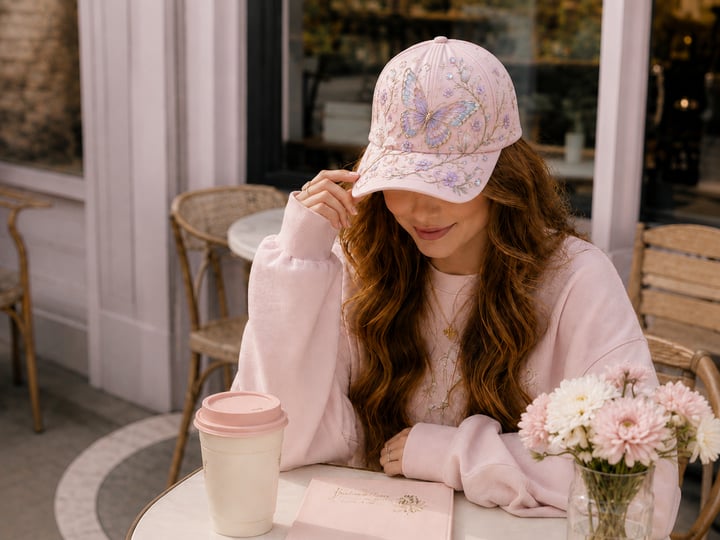 🔥Limited Edition -🌸🦋 Garden Morning Cap
