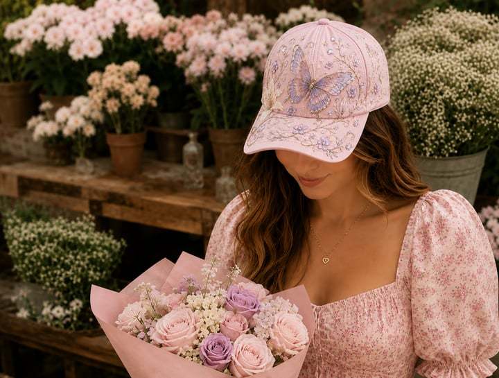 🔥Limited Edition -🌸🦋 Garden Morning Cap