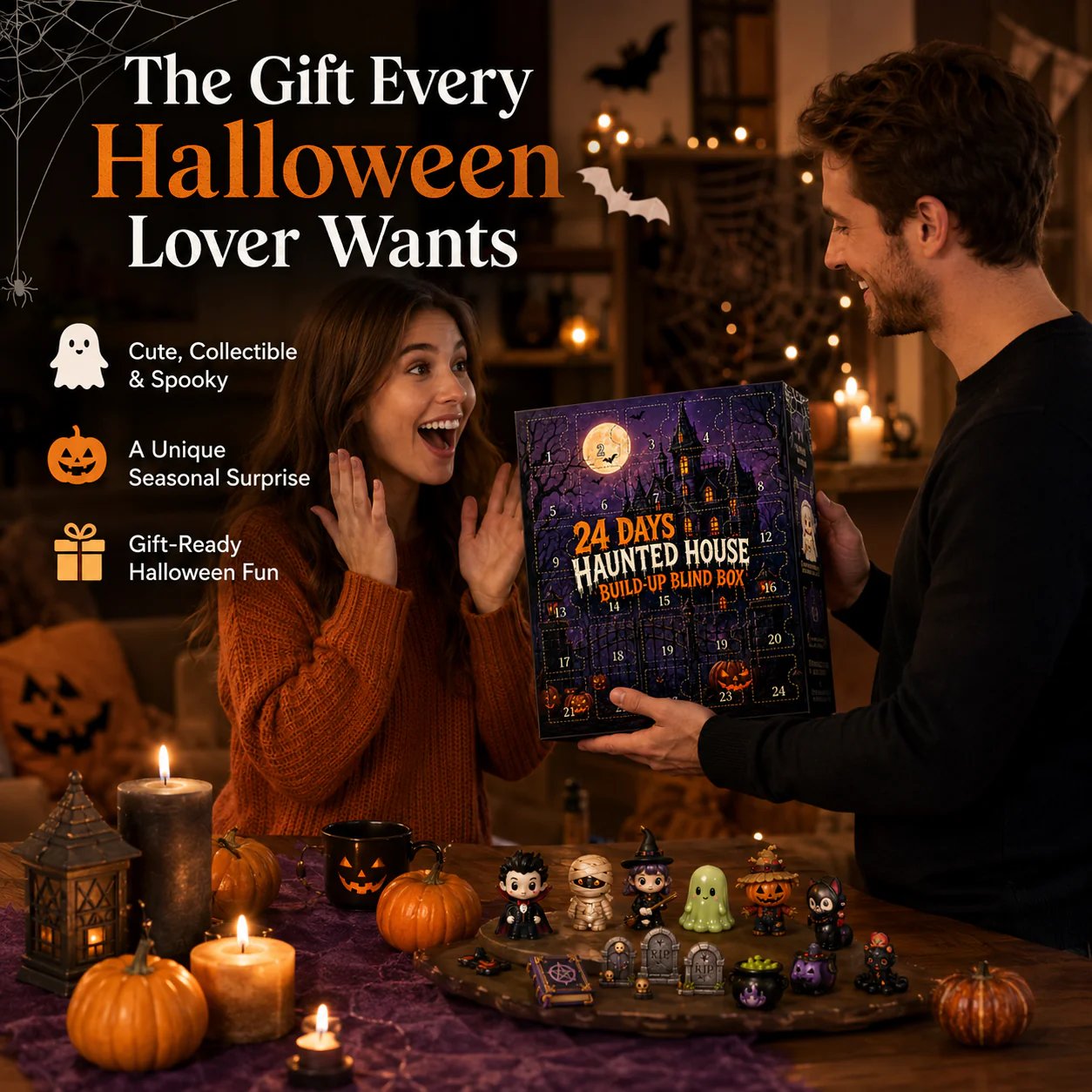 🔥🔥 Limited 50% OFF | Build Your Own Spooky Haunted House 👻 DIY Halloween Decor Kit for Endless Halloween Fun
