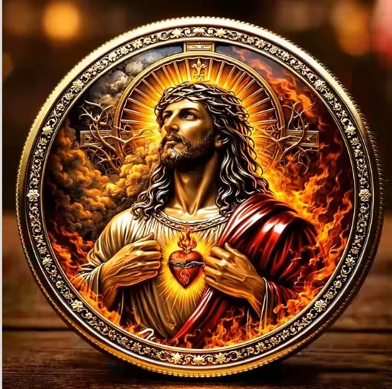 ✝️Sacred Heart Of Jesus Faith Cap🎁 Free Double-Sided Honor Coin With Every Cap Purchase