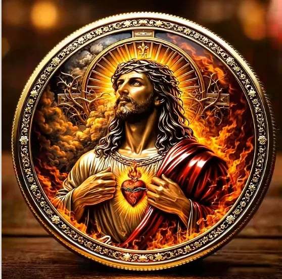 ✝️Sacred Heart Of Jesus Faith Cap🎁 Free Double-Sided Honor Coin With Every Cap Purchase