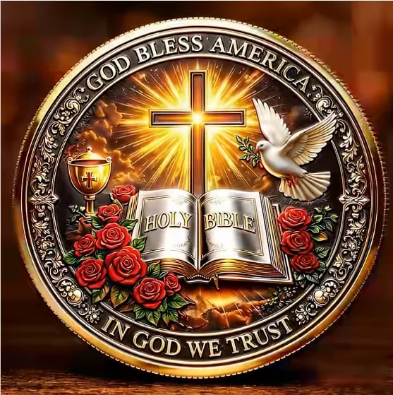 ✝️Sacred Heart Of Jesus Faith Cap🎁 Free Double-Sided Honor Coin With Every Cap Purchase