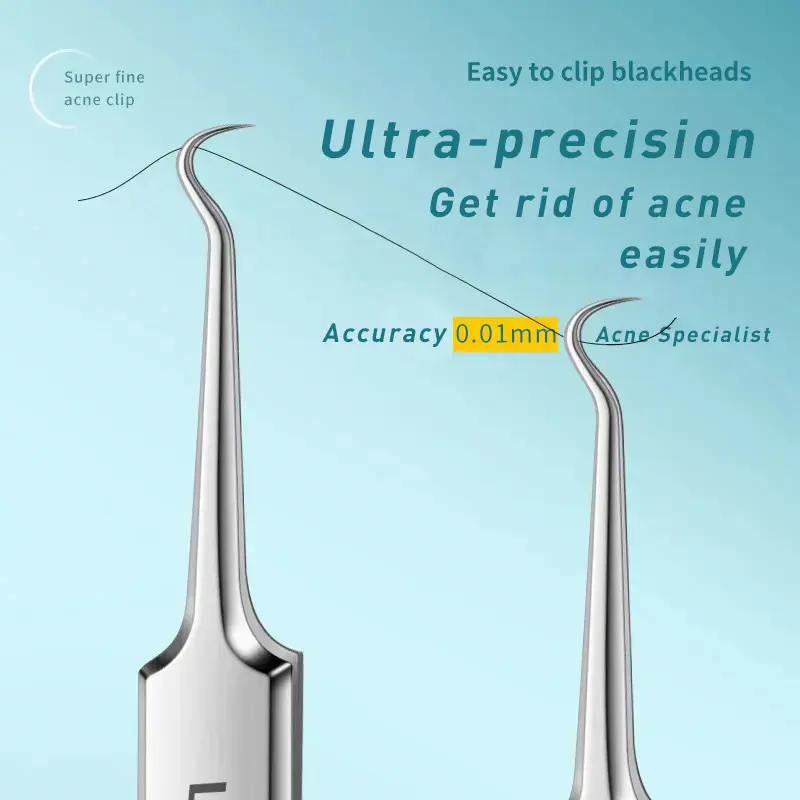 15pcs Pimple Popper Tool Kit – Premium Blackhead Remover 