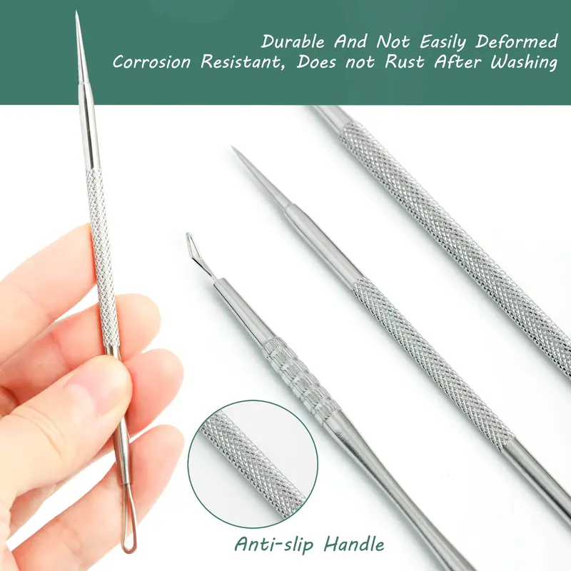 15pcs Pimple Popper Tool Kit – Premium Blackhead Remover 