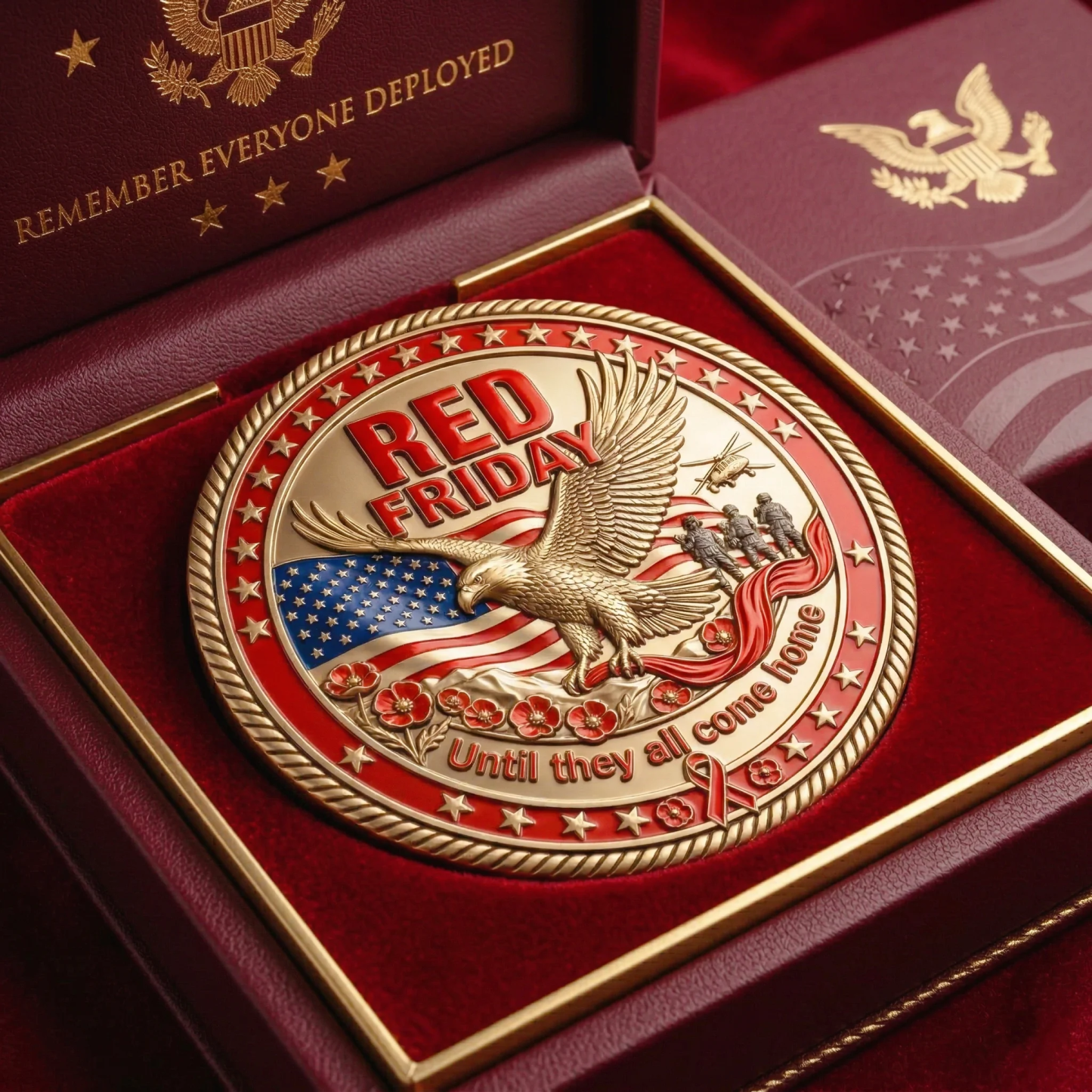 Last Day Promo: 49% OFF RED Friday Challenge Coin