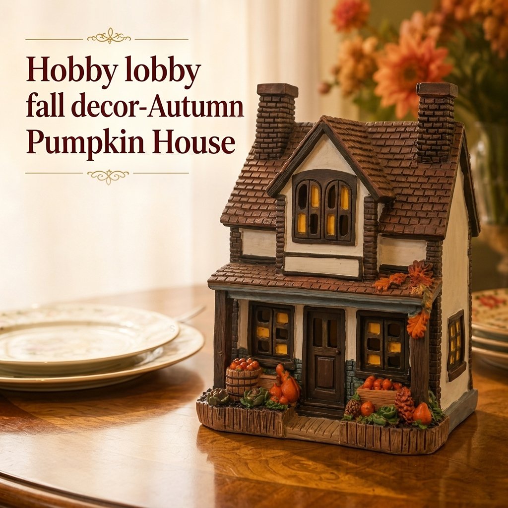 🔥Last Day 60% OFF 🎃hobby lobby fall decor - Autumn Pumpkin House🍂