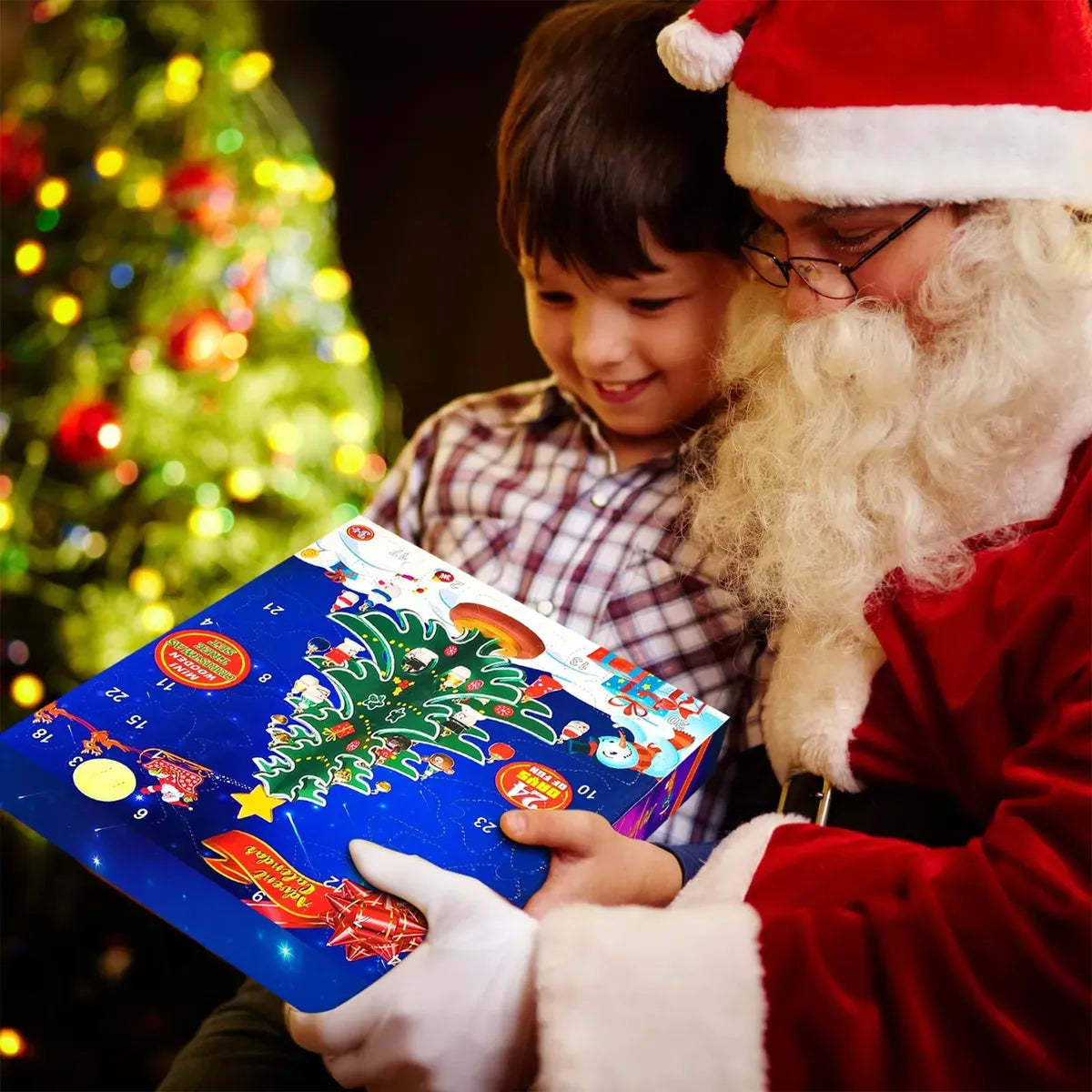 🔥LAST DAY 50% OFF - 🎄🎁 24-Day Christmas Tree Advent Calendar – Daily Ornament Surprises for Kids & Holiday Family Fun