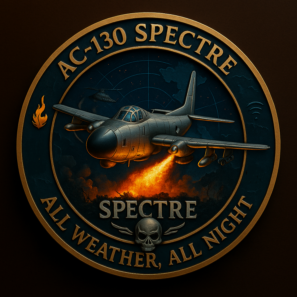 AC-130 Spectre Vietnam War Commemorative Challenge Coin
