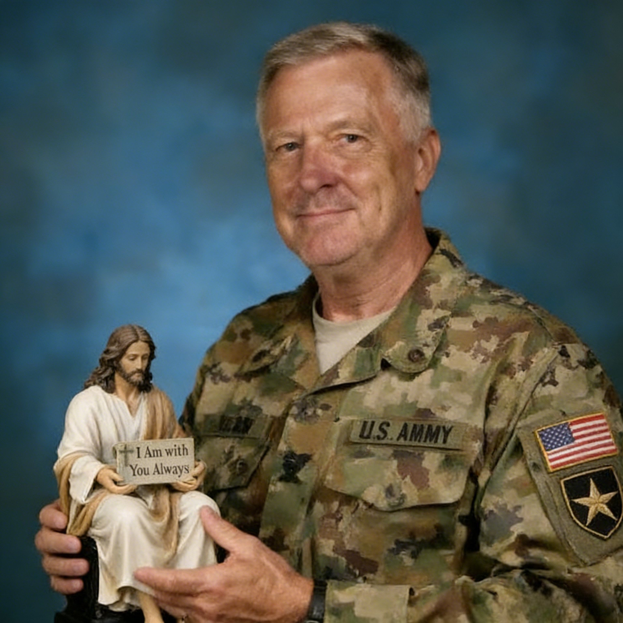 ❤️Handcrafted Jesus Figurine✝️Serene Desk Companion🙏