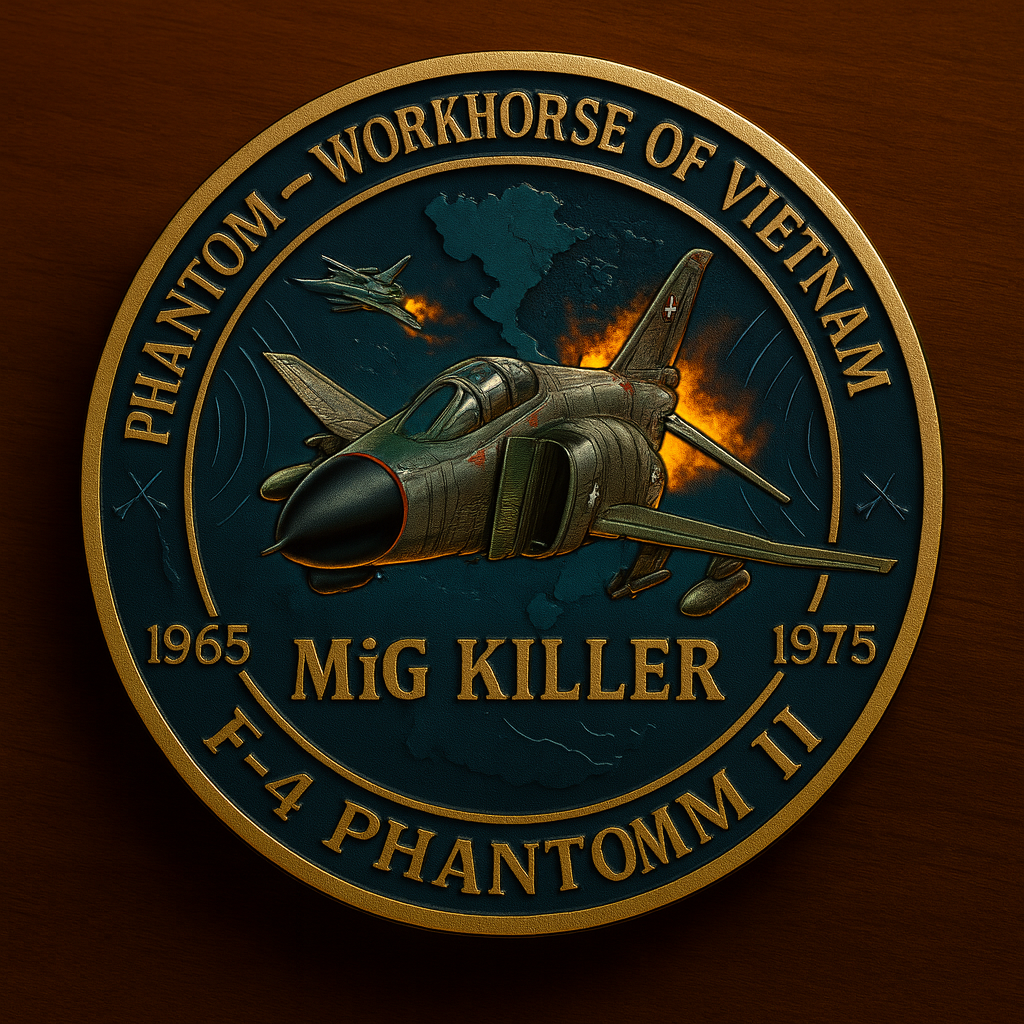 F-4 Phantom II Vietnam War “MiG Killer” Challenge Coin