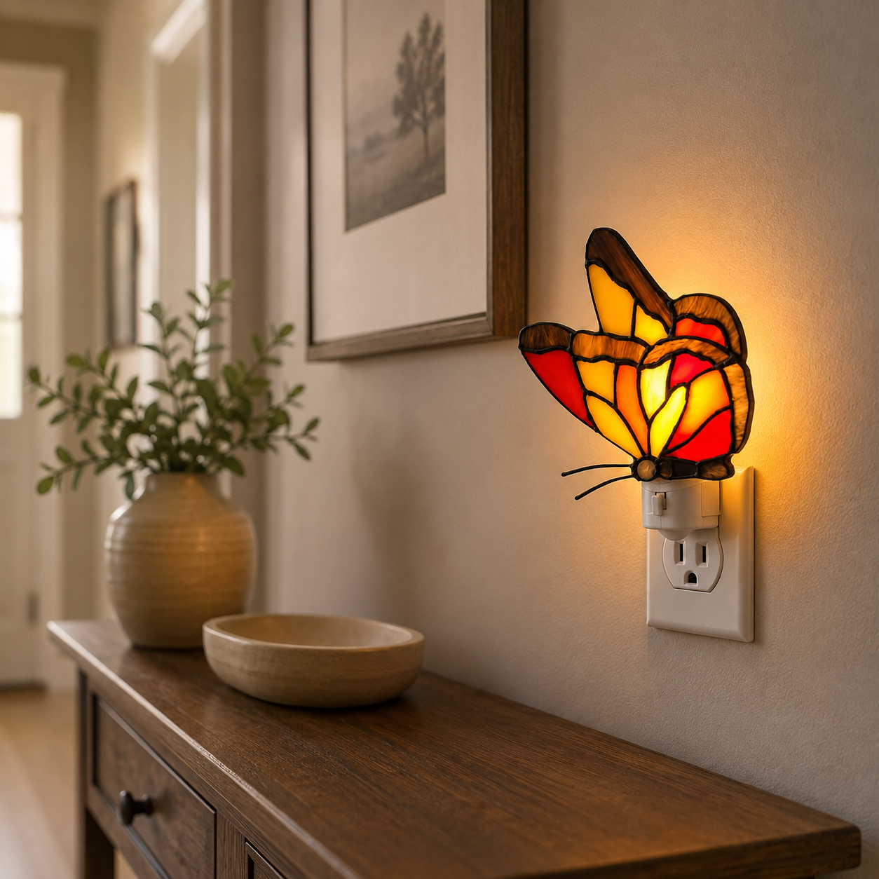 🦋Colorful Butterfly Plug-In Night Light