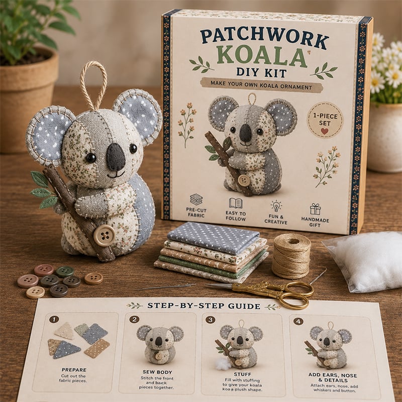 🔥Limited Edition - 🧵✨DIY Patchwork Animal Kit – Create Your Own Adorable Animals