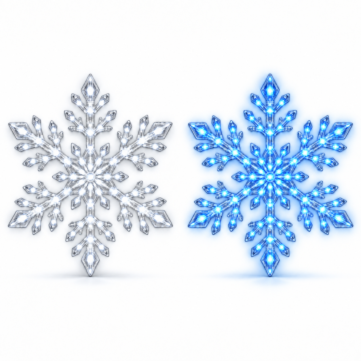 🔥Last 40pcs🎉- LED Snowflake Wall Set
