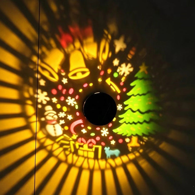 Last day 70% OFF🌟Solar Outdoor Decorative Wall Projection Light