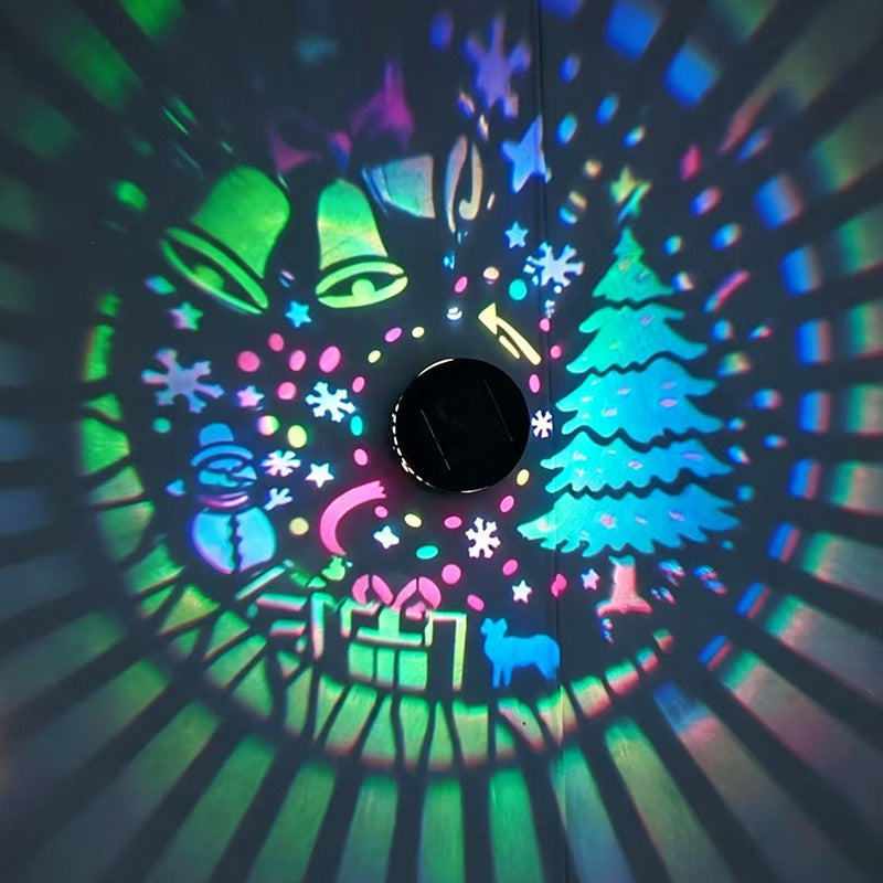 Last day 70% OFF🌟Solar Outdoor Decorative Wall Projection Light