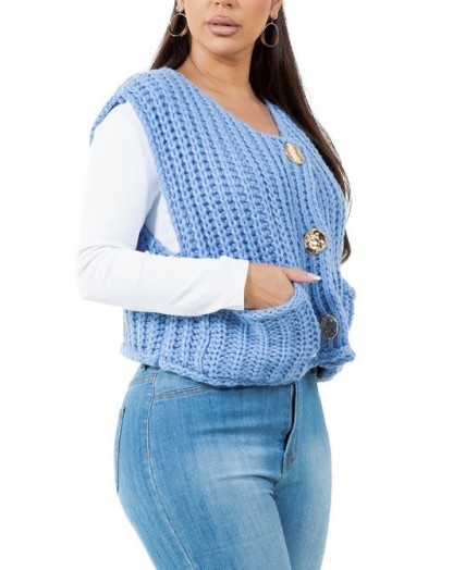 Women's Crochet Knit Sweater Vest (Buy 2 Free Shipping)