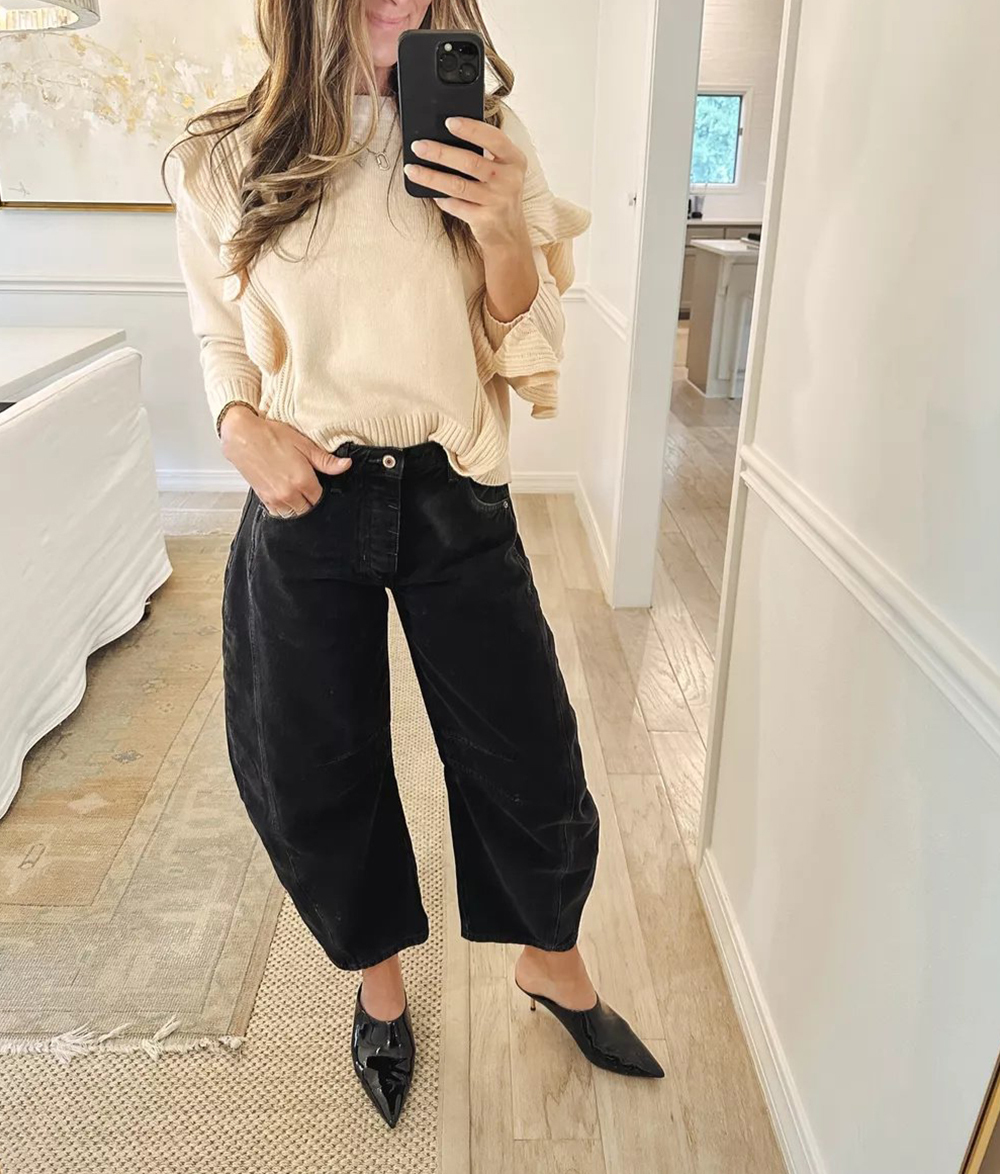 Mid-Rise Barrel Jeans (BUY 2 Free Shipping)-boocean.com