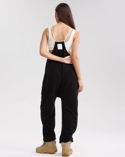 Women's Adjustable Strap Fleece Jumpsuit (Buy 2 Free Shipping) 