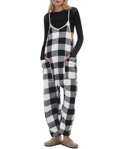 Women's Adjustable Strap Fleece Jumpsuit (Buy 2 Free Shipping) 