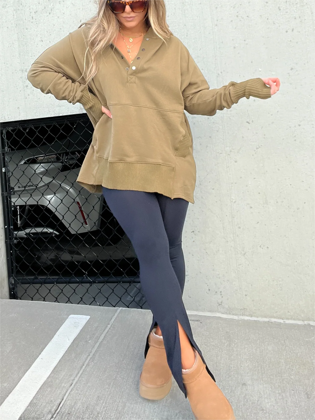 Good Morning Oversized Hoodie (Buy 2 Free Shipping)