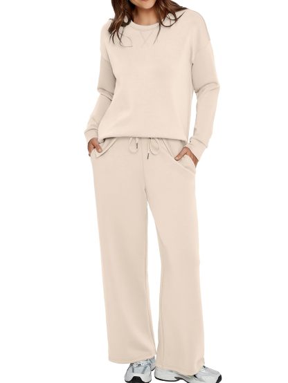 Women’s Casual Sweatsuits Tracksuit Sets with Pockets