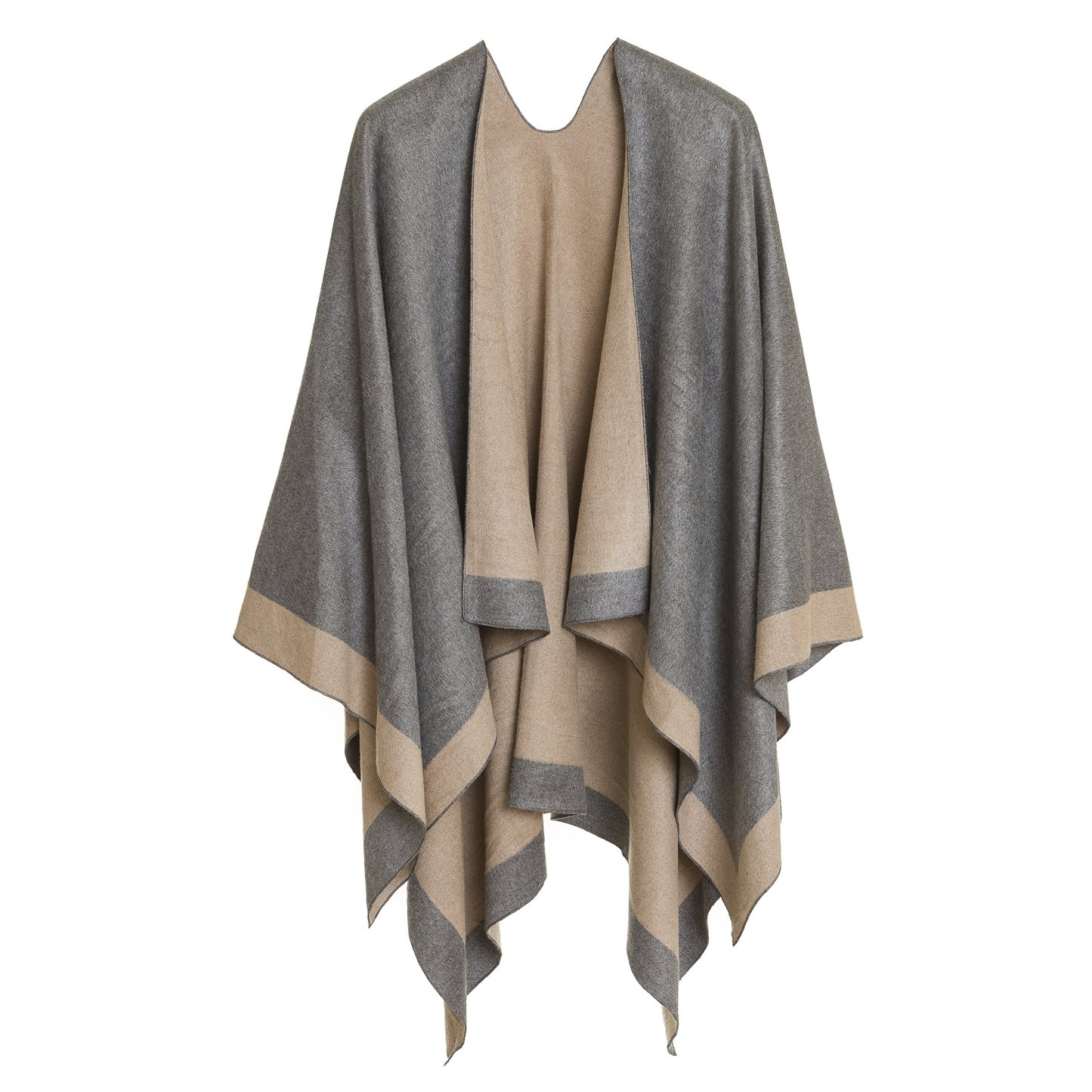 Women's Reversible Shawl Wrap Poncho (Buy 2 Free Shipping)