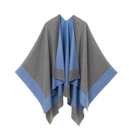 Women's Reversible Shawl Wrap Poncho (Buy 2 Free Shipping)