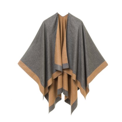 Women's Reversible Shawl Wrap Poncho (Buy 2 Free Shipping)