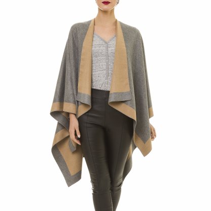 Women's Reversible Shawl Wrap Poncho (Buy 2 Free Shipping)
