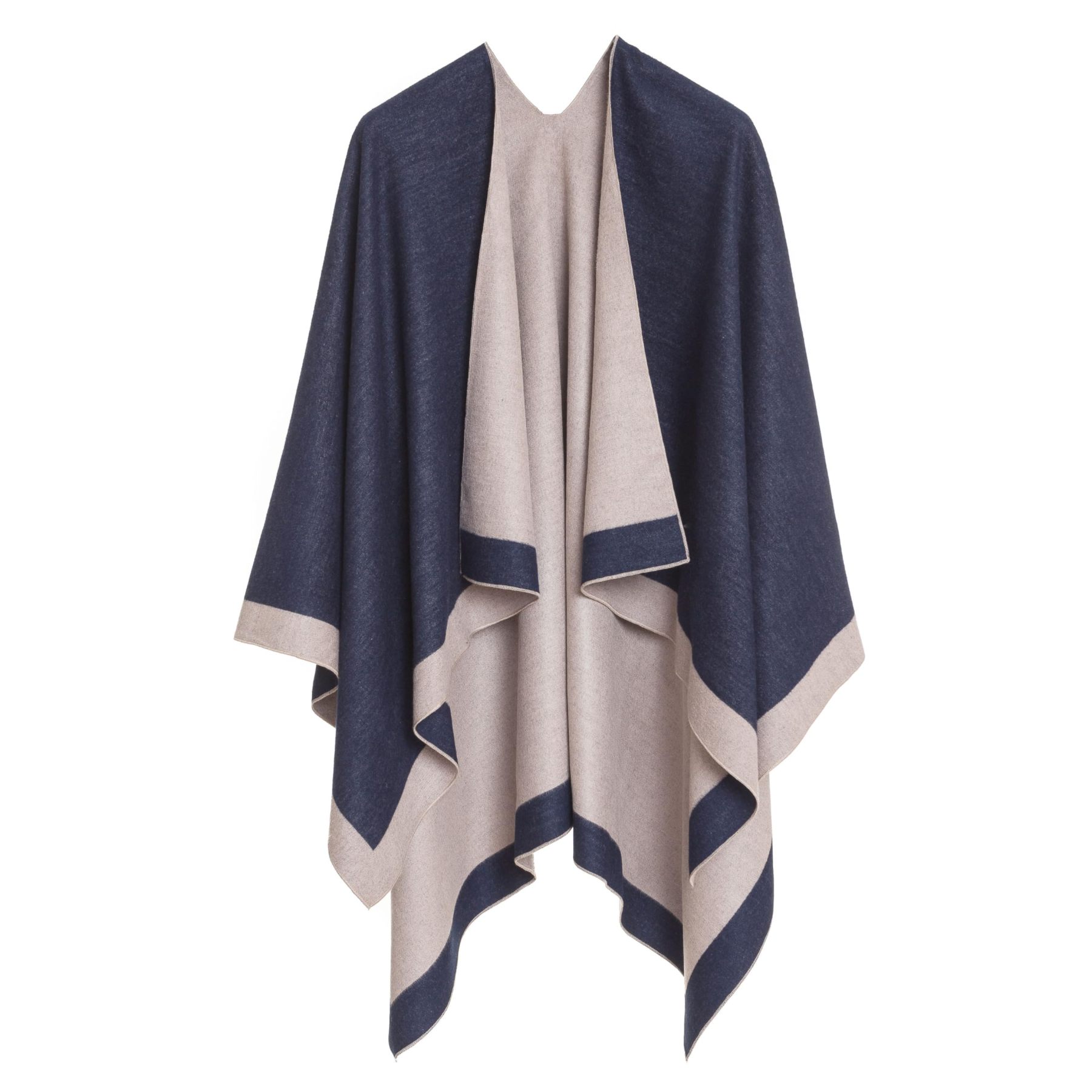 Women's Reversible Shawl Wrap Poncho (Buy 2 Free Shipping)