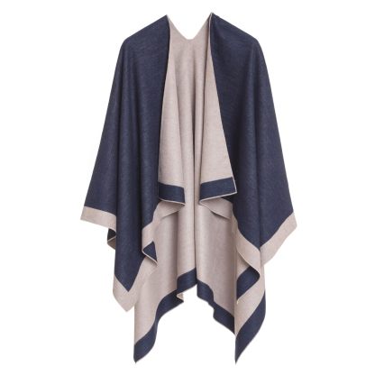 Women's Reversible Shawl Wrap Poncho (Buy 2 Free Shipping)