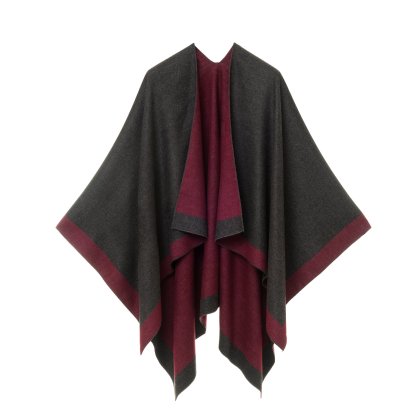 Women's Reversible Shawl Wrap Poncho (Buy 2 Free Shipping)