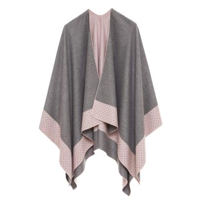Women's Reversible Shawl Wrap Poncho (Buy 2 Free Shipping)