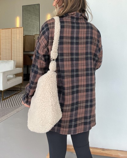 Women's Lightweight Button-Down Flannel Shirts