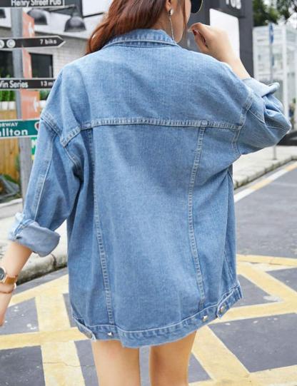 Women's Classic Button Down Denim Jacket              
