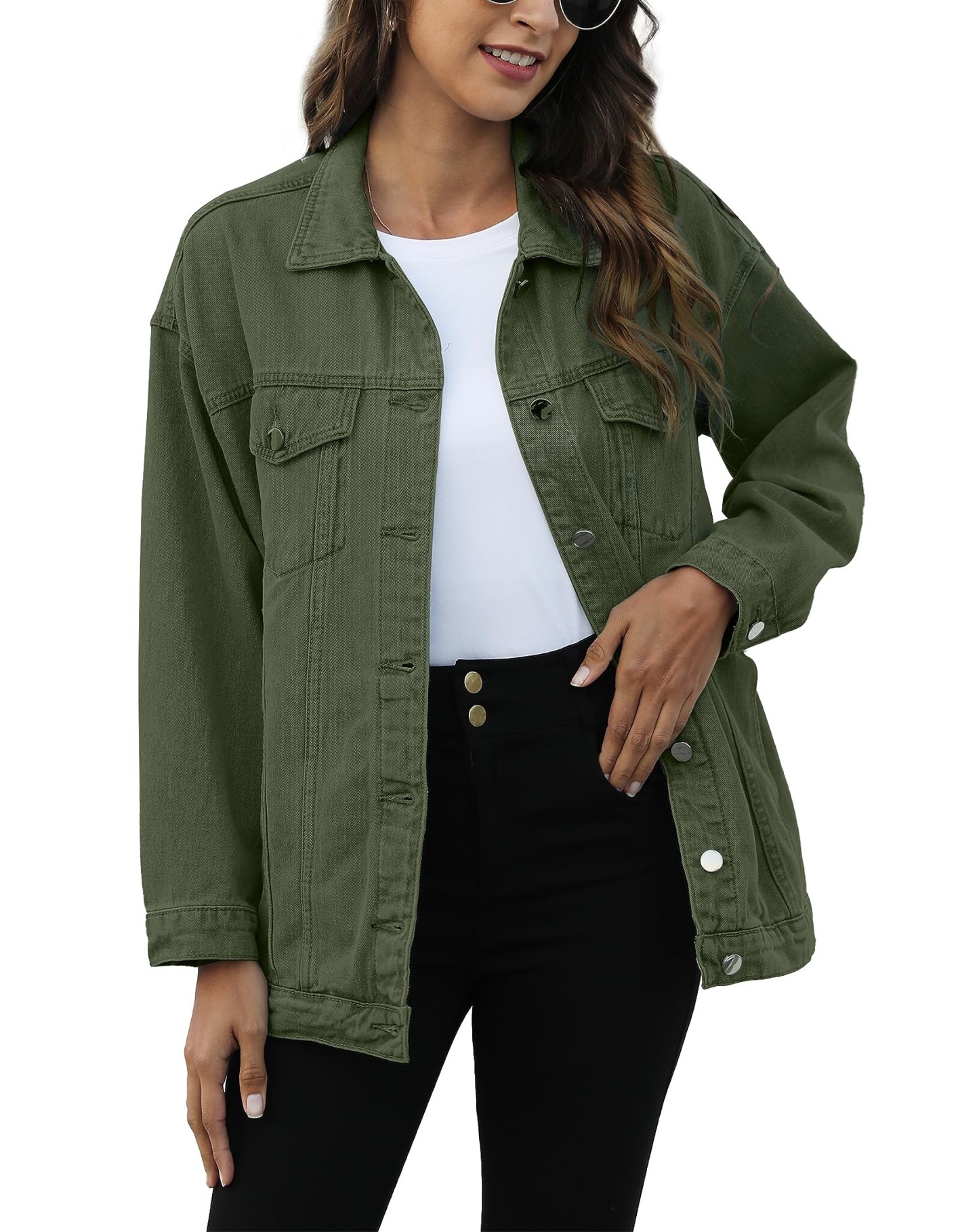 Women's Classic Button Down Denim Jacket