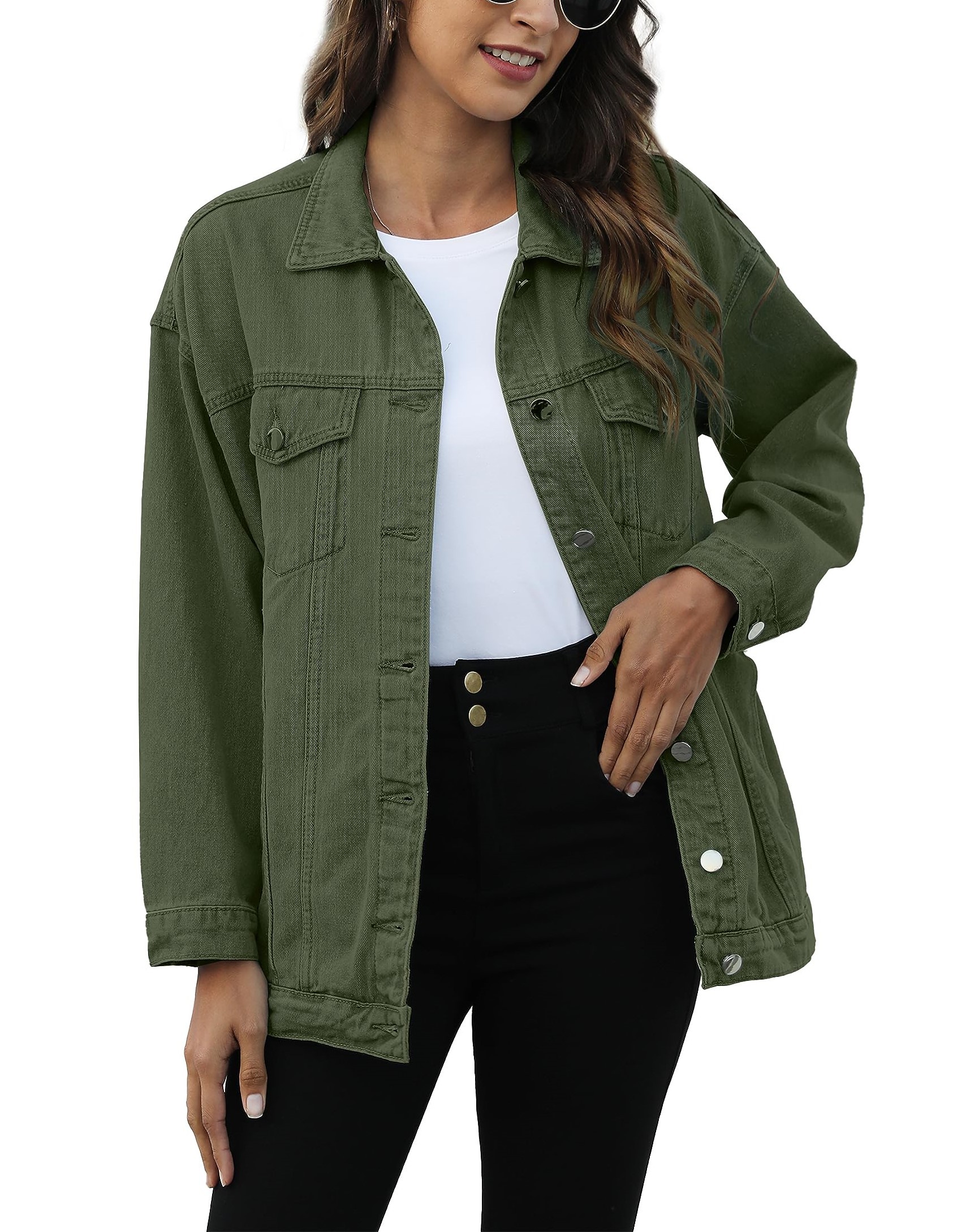 Women's Classic Button Down Denim Jacket