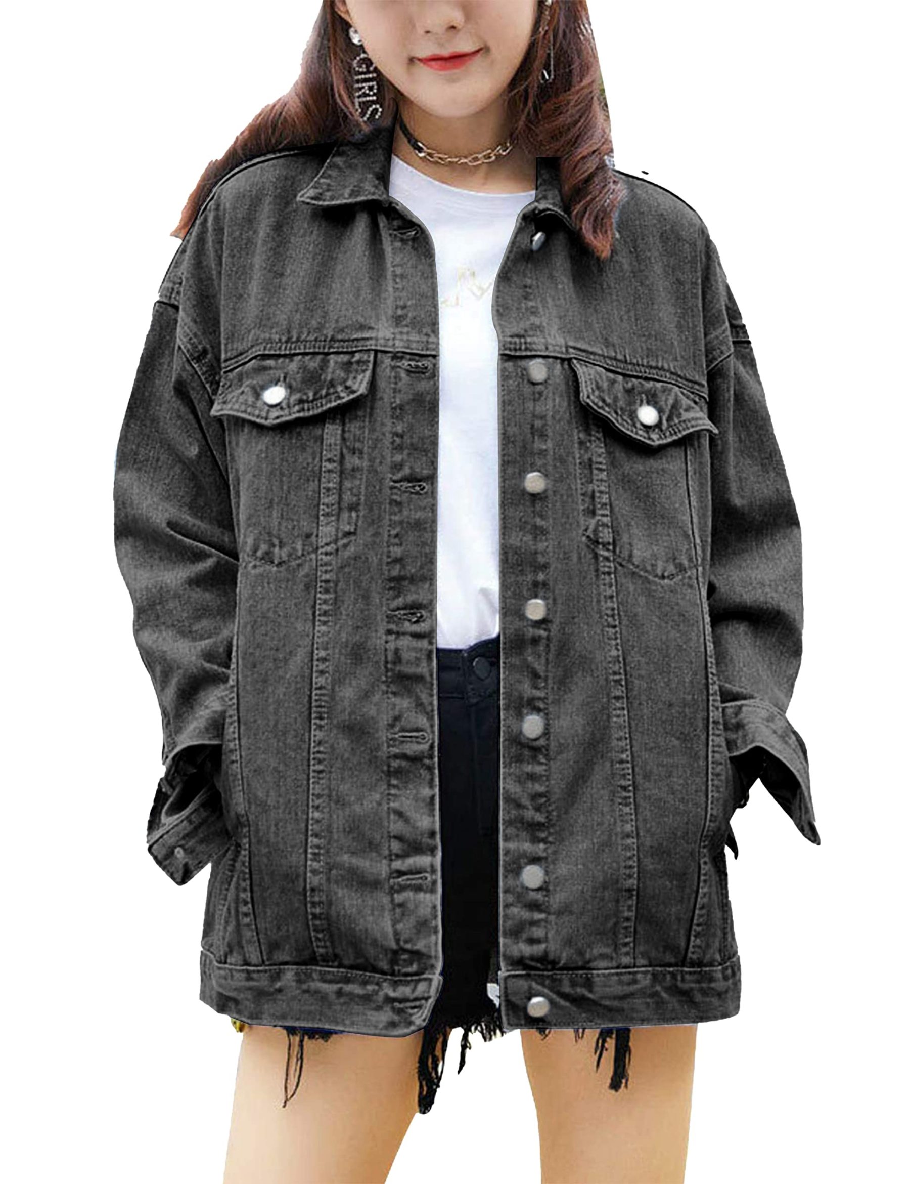 Women's Classic Button Down Denim Jacket              