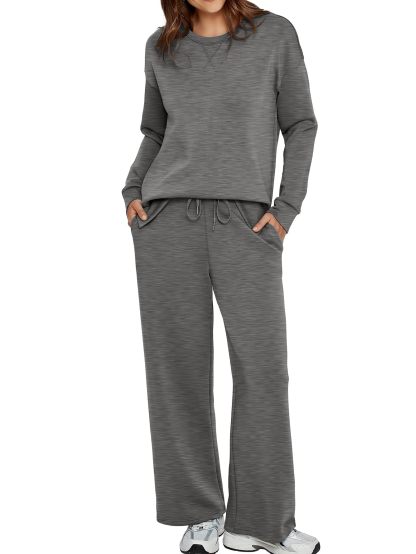 Women’s Casual Sweatsuits Tracksuit Sets with Pockets