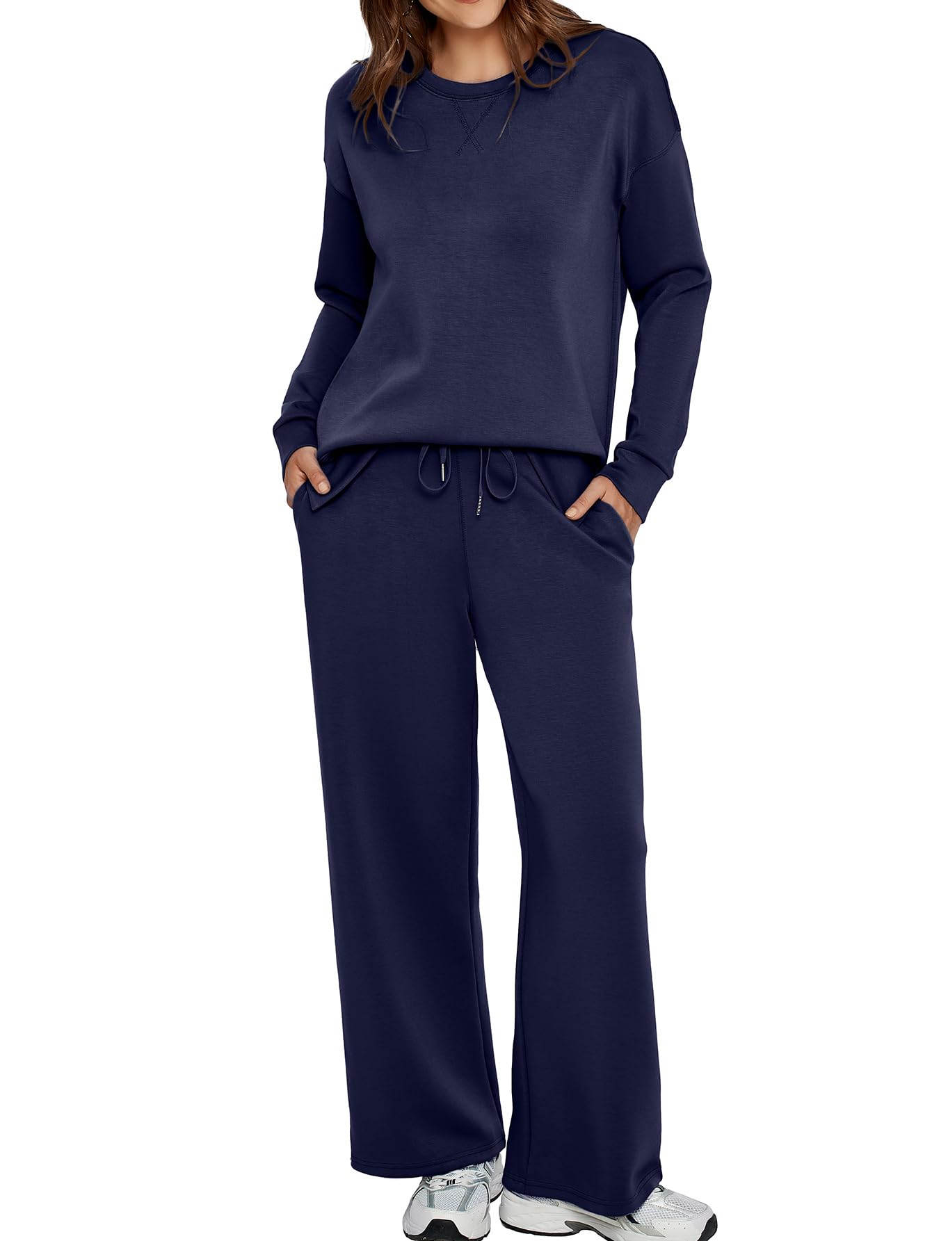 Women’s Casual Sweatsuits Tracksuit Sets with Pockets