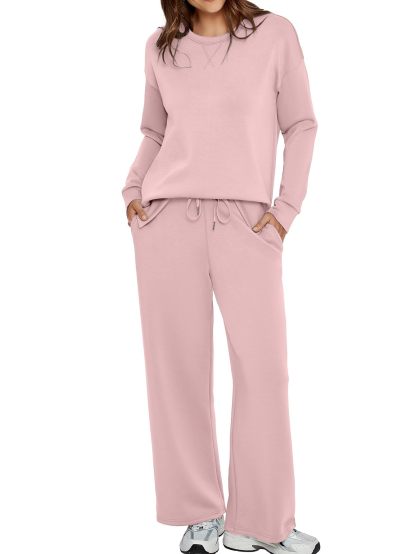Women’s Casual Sweatsuits Tracksuit Sets with Pockets