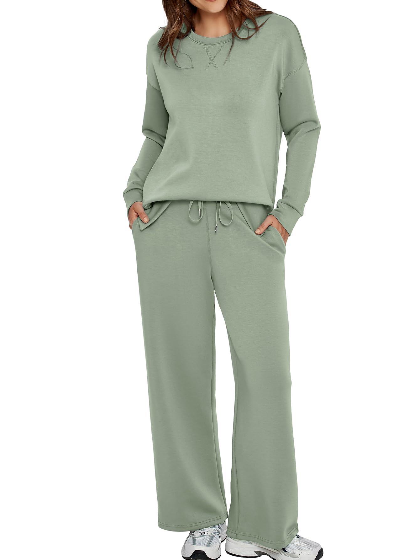 Women’s Casual Sweatsuits Tracksuit Sets with Pockets
