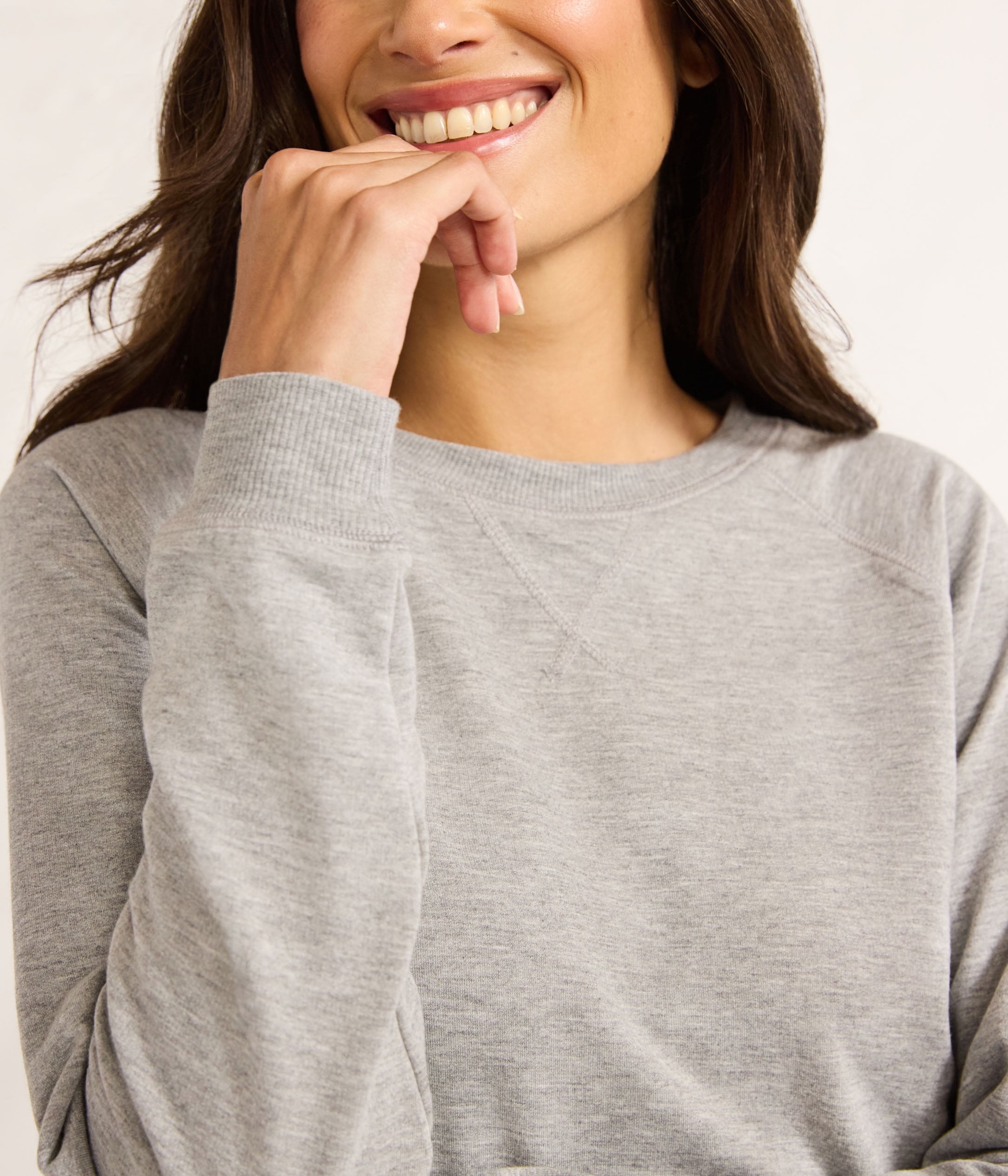 Women's French Terry Cloth Top and Jogger Pants Set