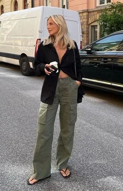 Adjustable Straight Fit Cargo Pants (Buy 2 Free Shipping)-Pink Laura