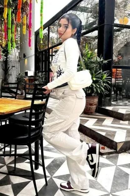 Adjustable Straight Fit Cargo Pants (Buy 2 Free Shipping)-Pink Laura