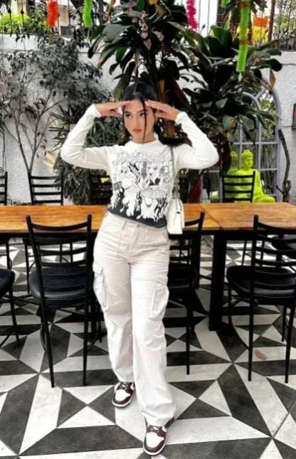 Adjustable Straight Fit Cargo Pants (Buy 2 Free Shipping)-Pink Laura