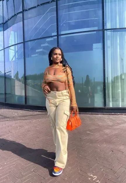 Adjustable Straight Fit Cargo Pants (Buy 2 Free Shipping)-Pink Laura