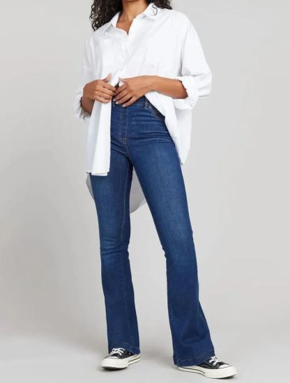 New Fitted Vintage Flared Jeans (Buy 2 Free Shipping)-Pink Laura