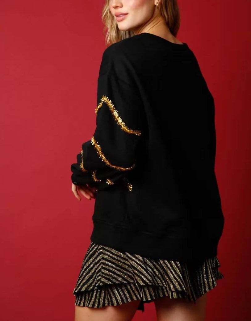 Women's Merry Christmas Tree Sequined Sweatshirt(Buy 2 Free Shipping)